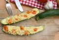 Stuffed zucchini