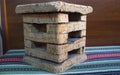 Stump stool made of cork or senton