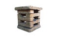 Stump stool made of cork or senton