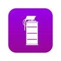 Stun grenade icon digital purple