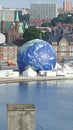 Stuning town and the globe at Seaforth in Denmark