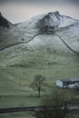 Stuning Winter landscape image of Chrome Hill and Parkhouse Hill