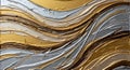 Abstract Metallic Wave Texture Royalty Free Stock Photo
