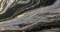 Luxurious black and gold marble fluid art texture Royalty Free Stock Photo