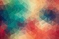 Abstract Geometric Triangles Background Colorful Low Poly Texture Royalty Free Stock Photo