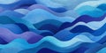 Stunning Abstract Blue Wave Texture Perfect for Backgrounds Royalty Free Stock Photo