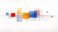 Digital Intersections: An Abstract Design of Advanced Technology with Dynamic Lines, Geometric Shapes, and Vibrant Color