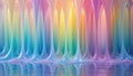 Abstract Rainbow Liquid Dripping Background Royalty Free Stock Photo