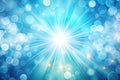 A Stunning Abstract Light Blue and White Sunburst Background Design Perfect for Modern Websites Presentations and Royalty Free Stock Photo