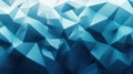 Abstract Blue Low Polygon Geometric Triangles Surface Background Royalty Free Stock Photo