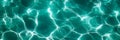 Stunning Abstract Teal Water Surface Texture with Ripples, Sun Glares, and Light Refraction Patterns Royalty Free Stock Photo