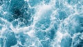 Stunning Aerial View of a Deep Blue Ocean Surface with Dynamic Liquid Motion and Textured Patterns Royalty Free Stock Photo