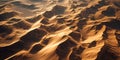 Stunning Aerial View Golden Sandscapes Texture Royalty Free Stock Photo