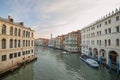 Stunning aerial view of the Grand Canal in Venice, Italy Royalty Free Stock Photo