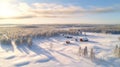 Aerial Winter Scene In Rural Finland: Captivating Tokina At-x 11-16mm F2.8 Pro Dx Ii Shot