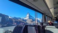 Ai-Generated Passengers Enjoying a Panoramic Train Cabin View Royalty Free Stock Photo