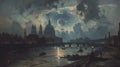 London Eclipse: Dramatic Skyline in 19th Century Painting