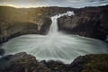 The stunning of Aldeyjarfoss, Iceland