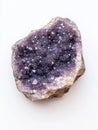 Stunning amethyst crystal geode specimen Royalty Free Stock Photo