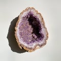 Stunning amethyst geode crystal Royalty Free Stock Photo