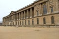 Stunning architecture and courtyard of The Louvre, Paris, France, 2016