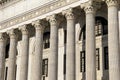 Stunning architecture in heavy columns of New York State Education Building,Albany,NY,2016 Royalty Free Stock Photo