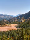 Sierra Nevada mountain range in early autumn Royalty Free Stock Photo