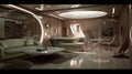 Stunning Award-Winning Design: Taupe Brown & Sage Green Interiors with Shiny Bionic Walls