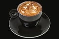 Stunning barista coffee Mochaccino Royalty Free Stock Photo