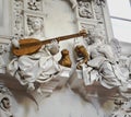 Stunning baroque Stucco at Oratorio di San Lorenzo Palermo, Sicily, Italy