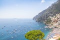 Stunning beach on Amalfi coast, Positano, Italy Royalty Free Stock Photo