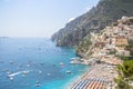 Stunning beach on Amalfi coast, Positano, Italy Royalty Free Stock Photo