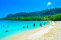 Champagne Beach on Espiritu Island, Vanuatu while on a cruise in 2016.