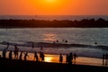 Stunning Beach sunset Royalty Free Stock Photo