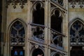 Stunning beauty of architecture. Gothic Catholic Cathedral of St. Vitus, Wenceslas and Vojtech in Prague Castle Royalty Free Stock Photo