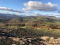 Stunning bird's-eye view of the Lake District in the United Kingdom