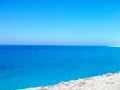 A stunning blue beach of Marsa Matrouh, Egypt