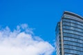 Stunning Blue Glass Building against blue sky