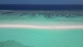 stunning blue ocean and sandy white island maldives top drone aeral view deserted hidden beach