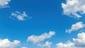 Stunning Blue Sky Cloud Corner Frame Modern Flat Design Background for Posters Flyers and More Royalty Free Stock Photo