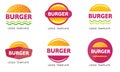 Stunning burger logos template ready to use