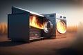 Dryer Caught fire in the duct generative ai