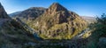 A stunning canyon in Georgia, not far from the Fortress of Khertvisi.