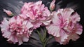 Stunning Carnation Art: Acrylic On Canvas By Kasimir Lebedev