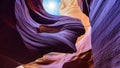 Caves of Upper Antelope Canyon in Arizona, USAa Royalty Free Stock Photo