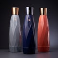 Stunning Ceramic Water Bottles With Chiaroscuro Lighting