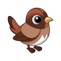 Stunning Chestnut-backed Chickadee Bird Design Royalty Free Stock Photo