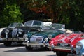 Row of shiny Classic Cars, England