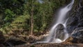 Wonderful Cliff Creek Rock Waterfall