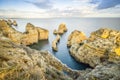 Stunning cliffs and arches in Ponta da Piedade, Lagos, Algarve,